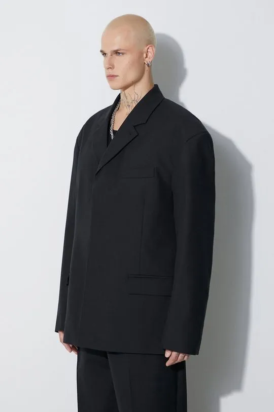 032C wool jacket black color