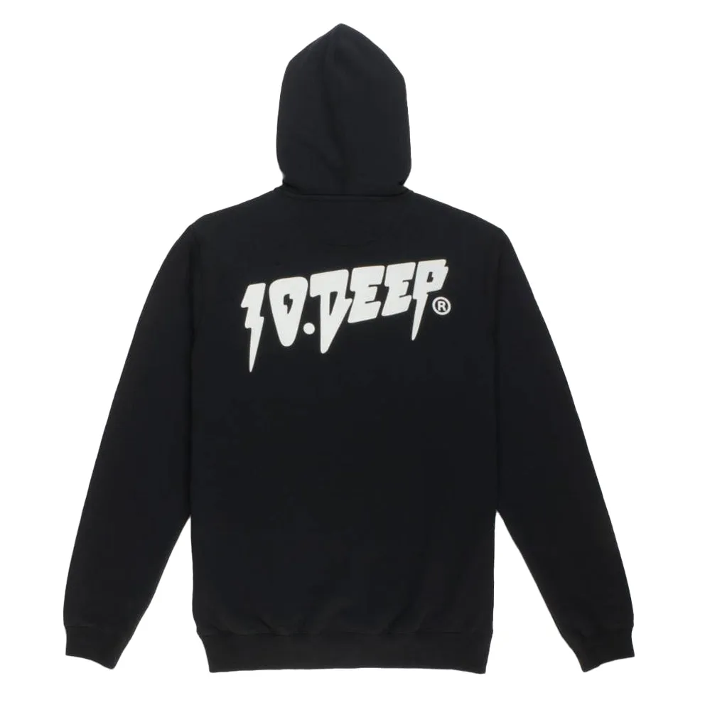 10.DEEP SOUND & FURY ZIP HOODIE // BLACK