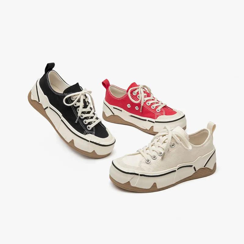 29235 Women's Casual Shoes - Handmade Canvas Sneakers