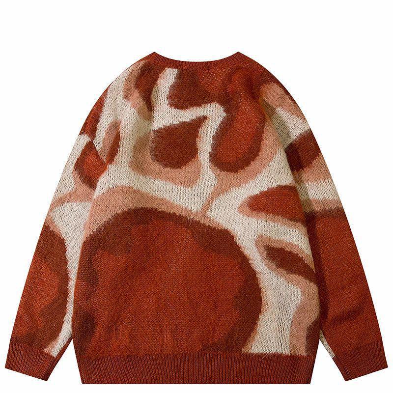 Abstract Retro Sweater