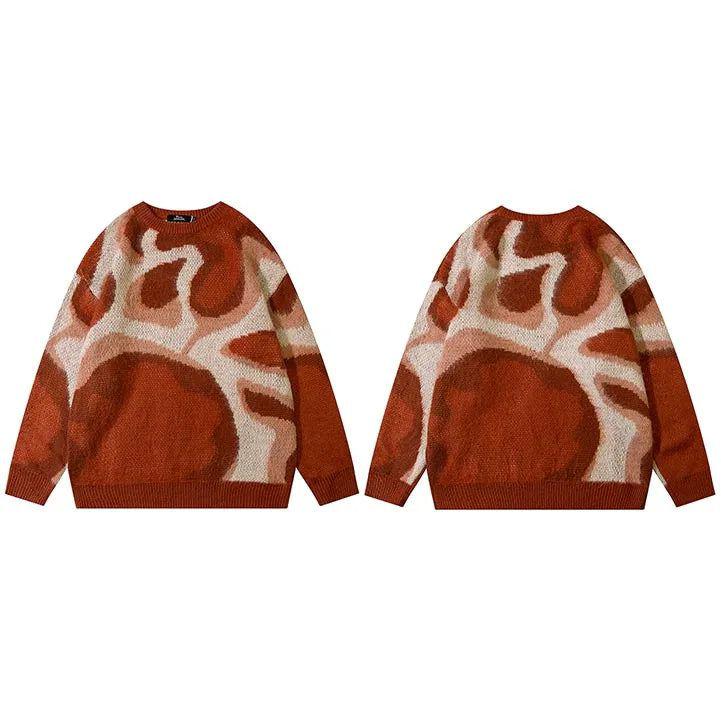 Abstract Retro Sweater