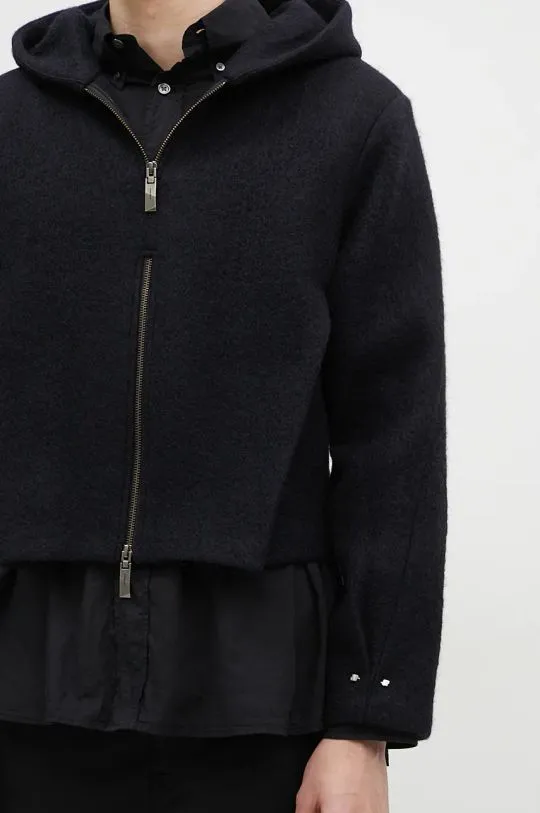 Ader Error wool jacket navy blue color BN01FWJK1301BK