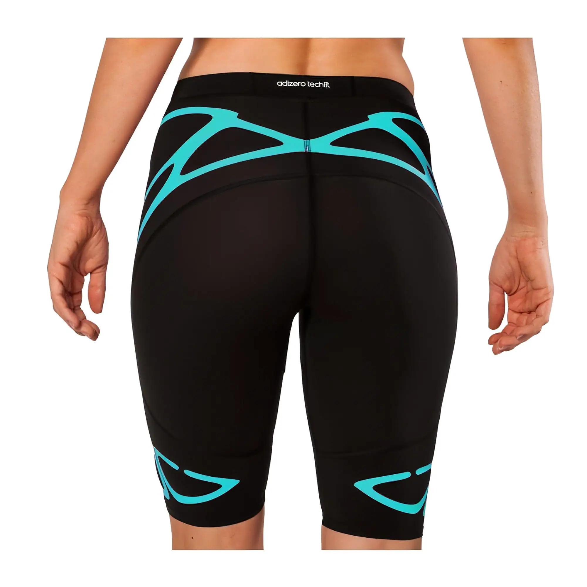 adidas Adizero SprintWeb Womens Short Running Tights - Black