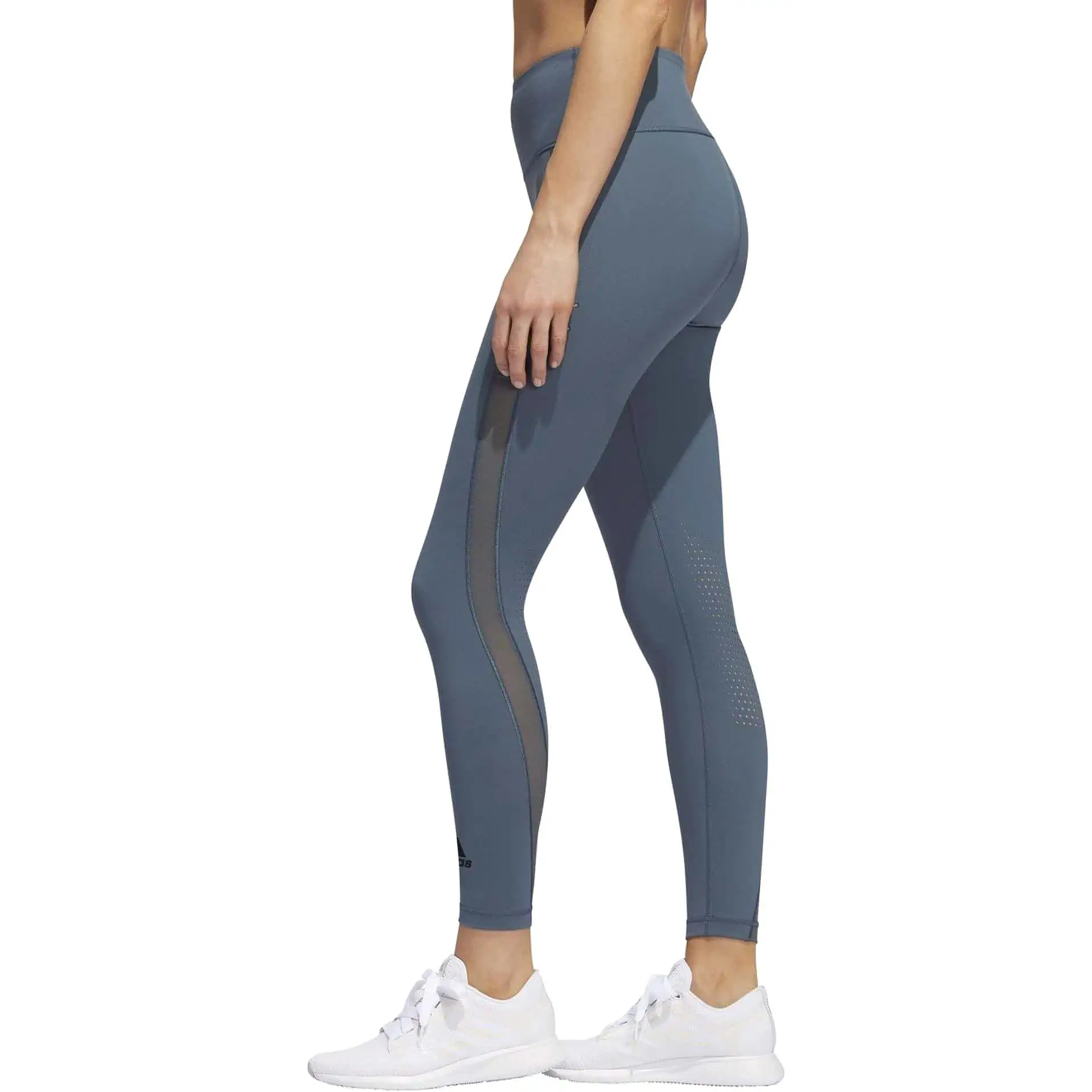 adidas AlphaSkin HEAT.RDY High Rise Womens 7/8 Training Tights - Blue