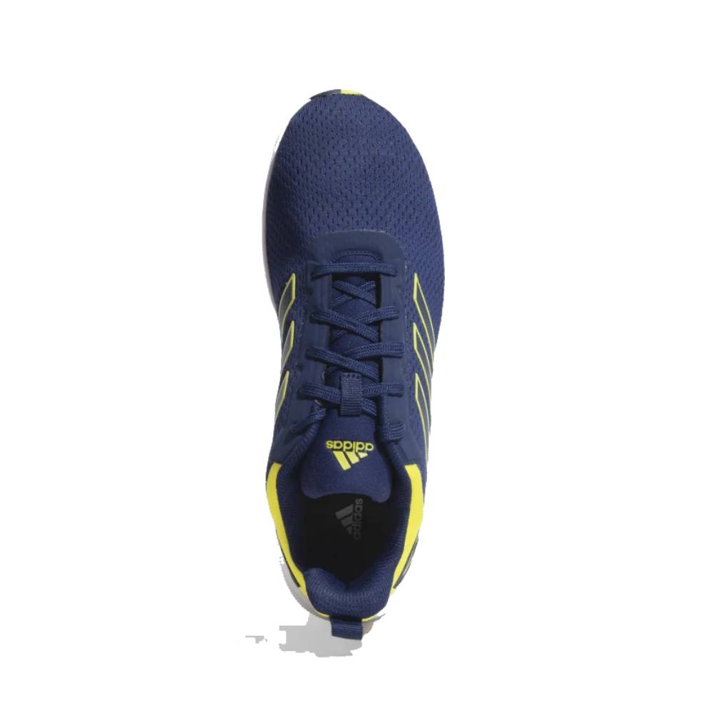 Adidas Men's Seize The Street Running Shoe (Night Sky/Acid Yellow)