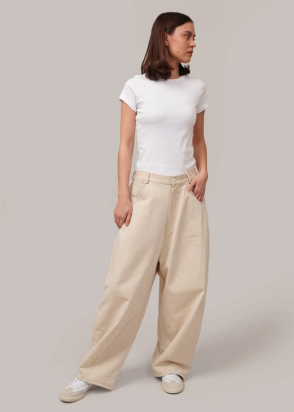 Alabaster Baggy Pants