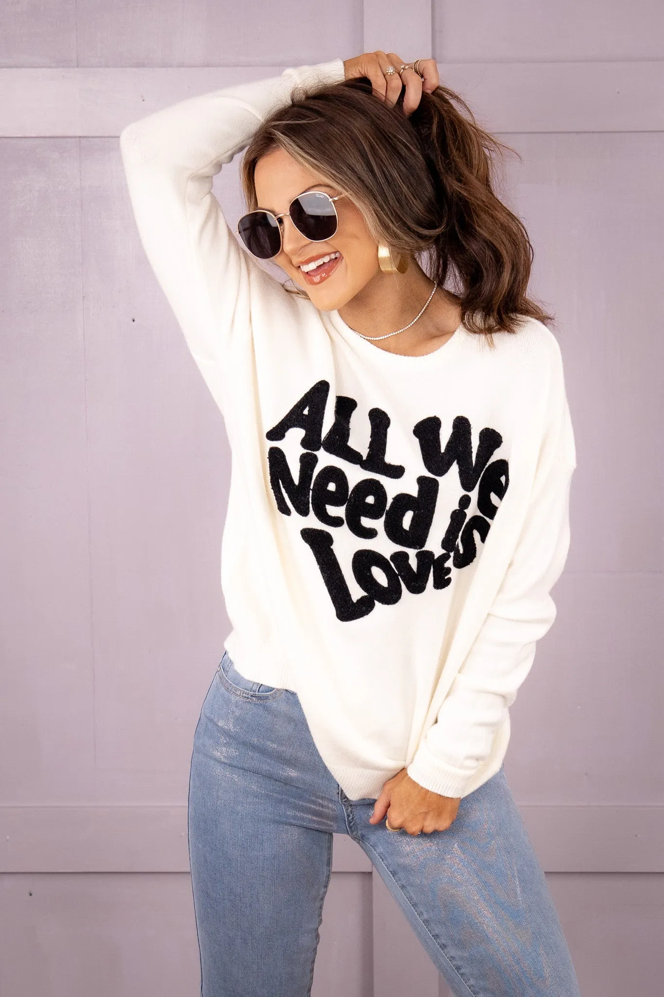 All We Need Is Love Sweater