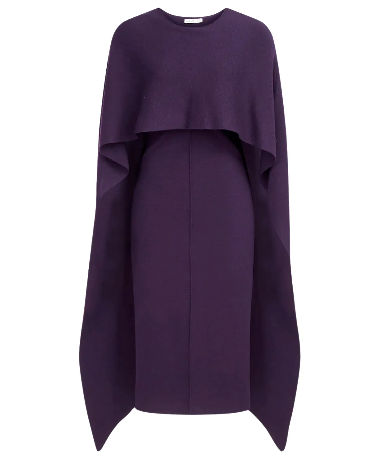 Amal Sweater Dress in Wool (Aubergine)