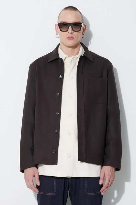 A.P.C. wool jacket brown color