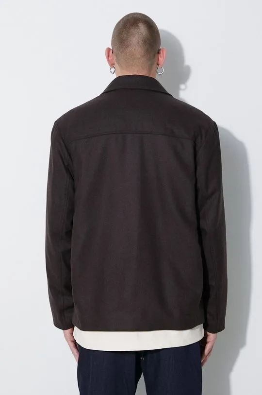 A.P.C. wool jacket brown color