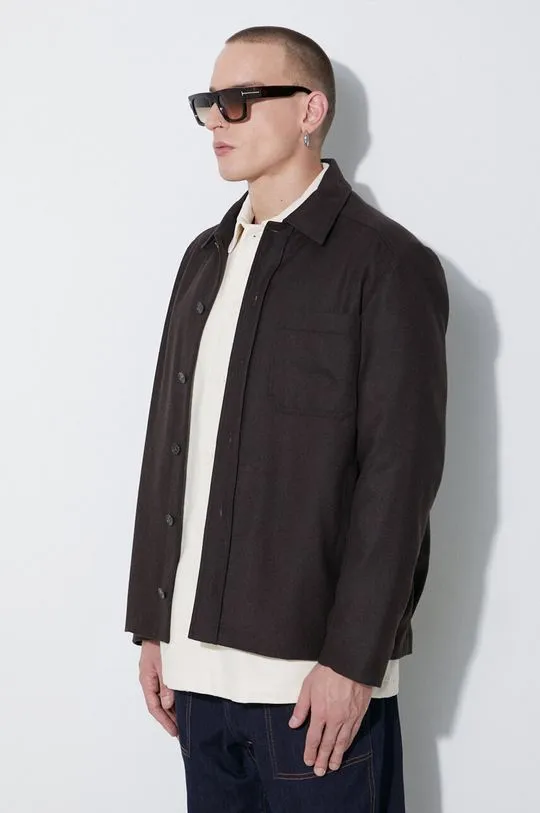 A.P.C. wool jacket brown color