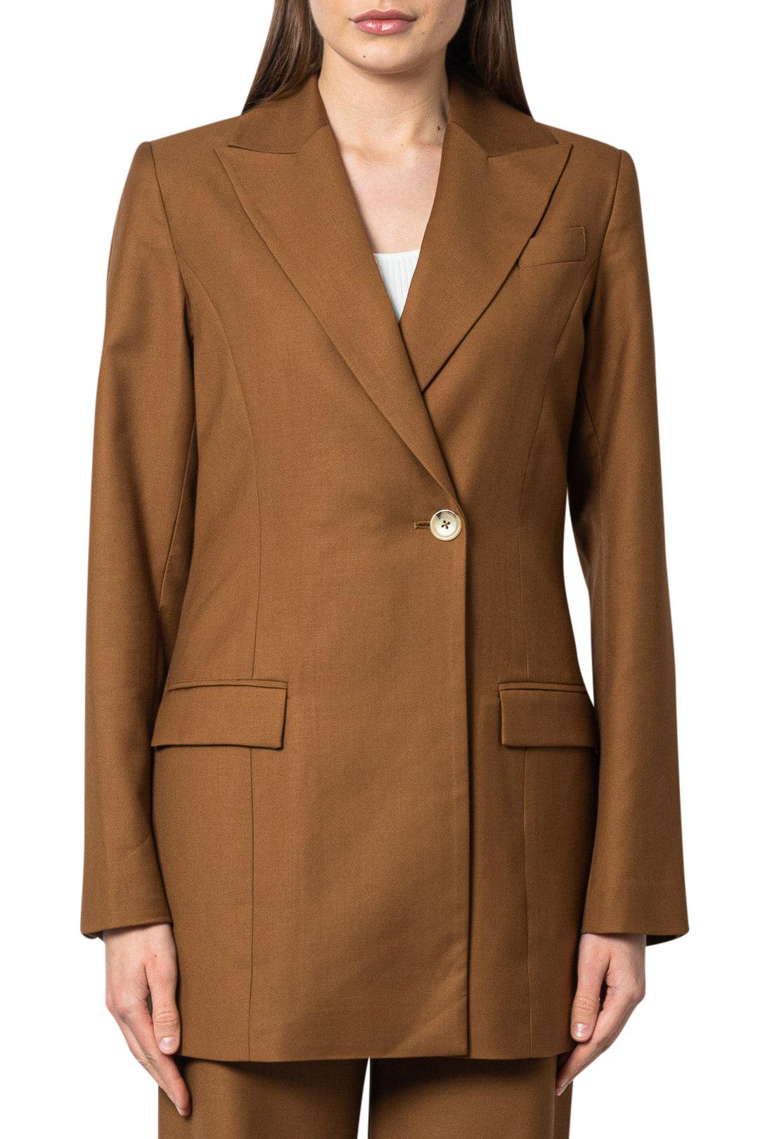 Asymmetrical blazer jacket