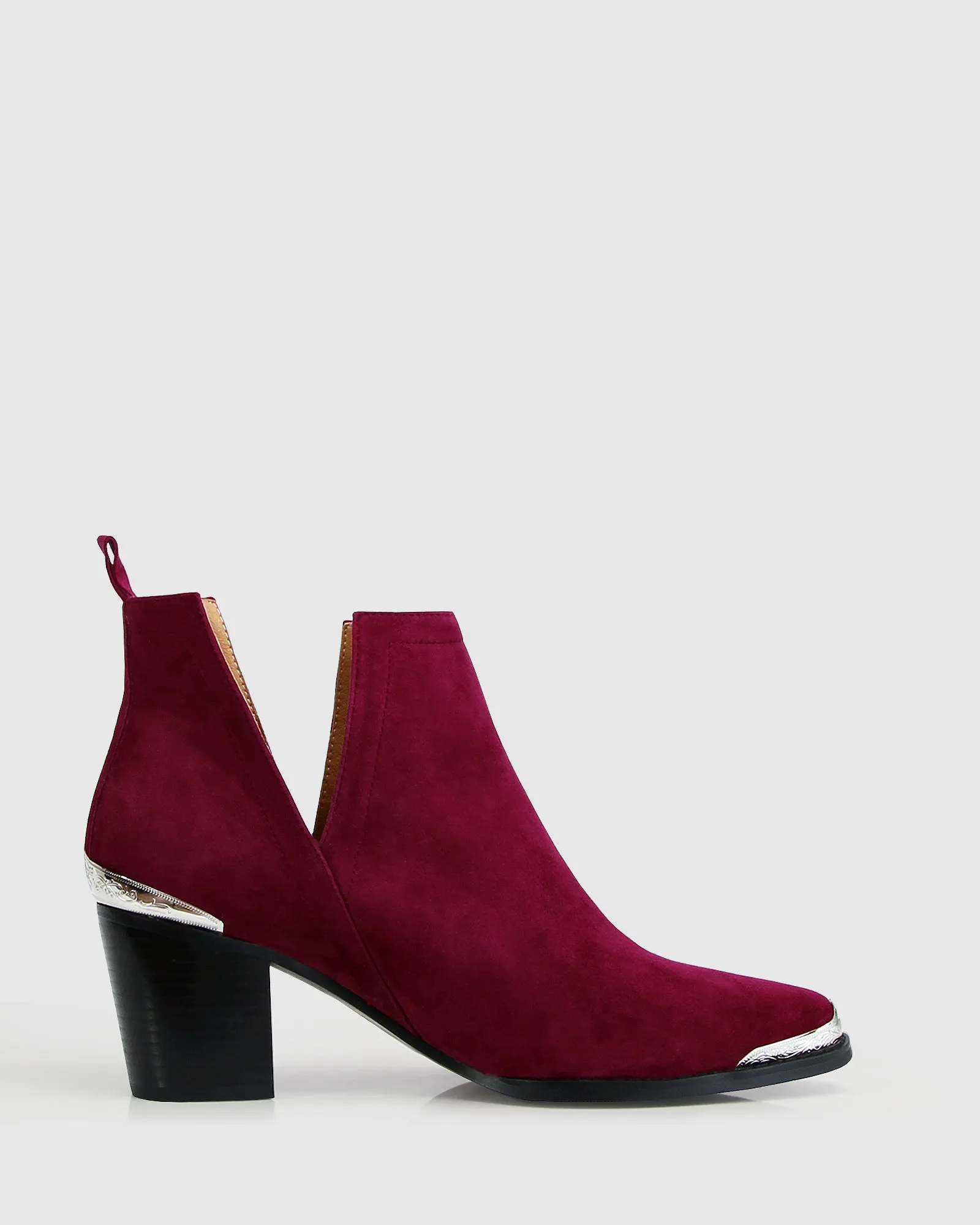 Austin Suede Ankle Boot - Merlot