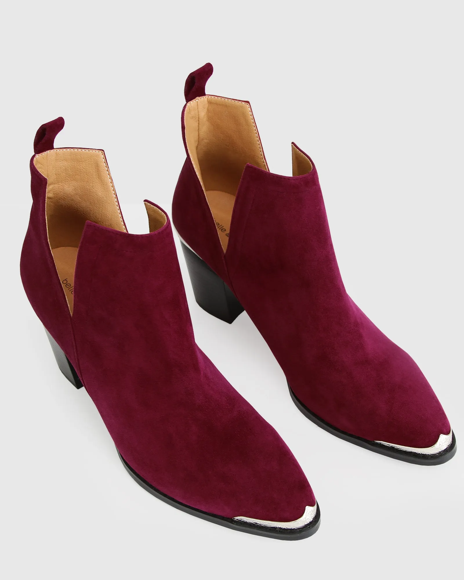 Austin Suede Ankle Boot - Merlot