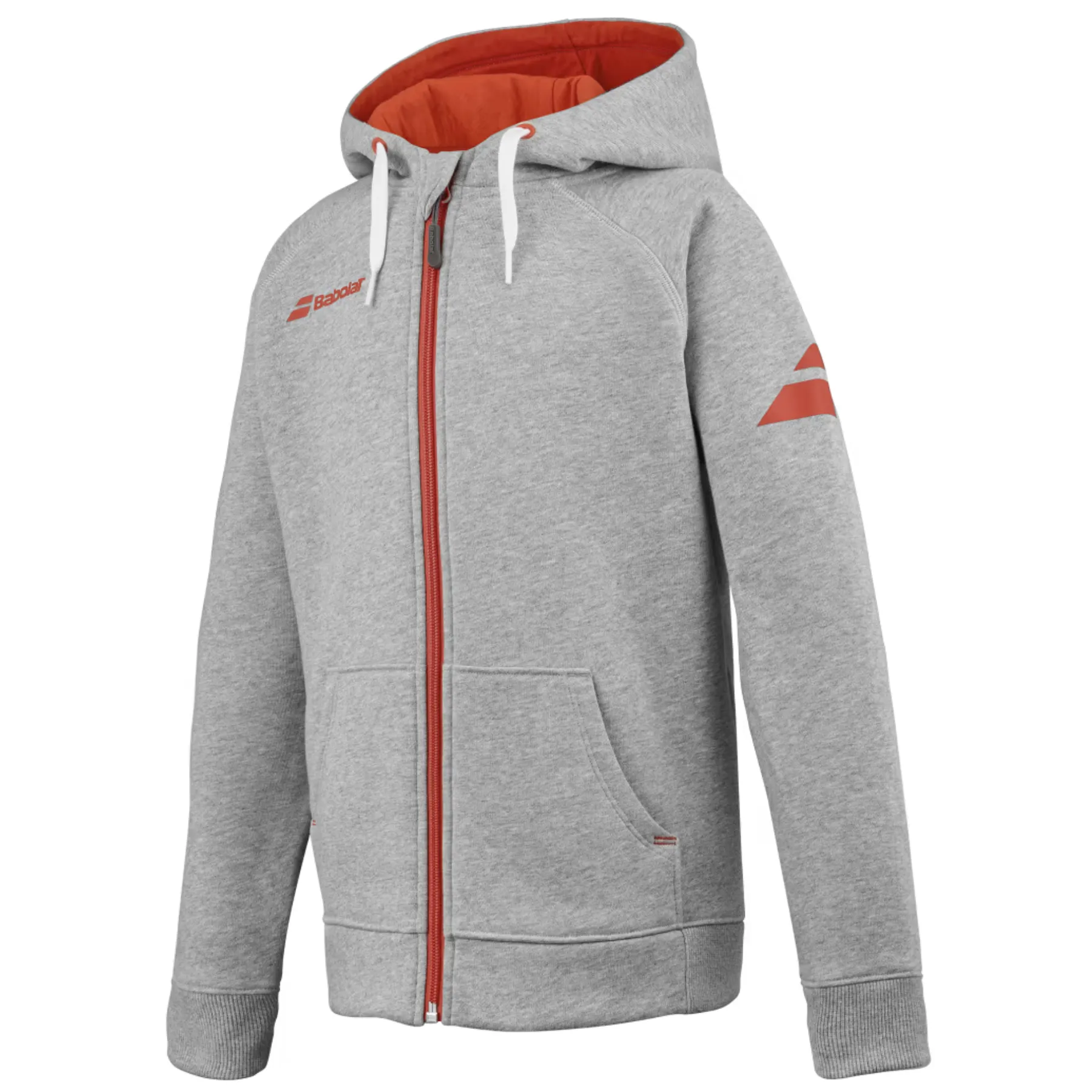 Babolat Exercise Junior Hood Jacket 3002 - High Rise Heather