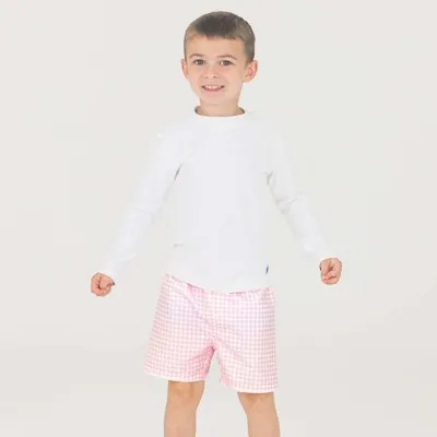 Baby Boys' RuggedButts Solid Swim Rashguard