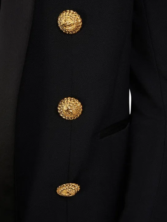 Balmain   Boxy wool jacket 