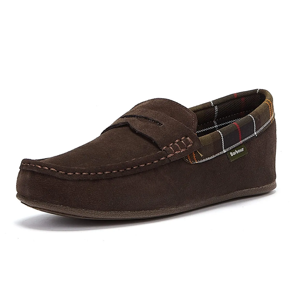 Barbour Men's Porterfield Slippers in Brown