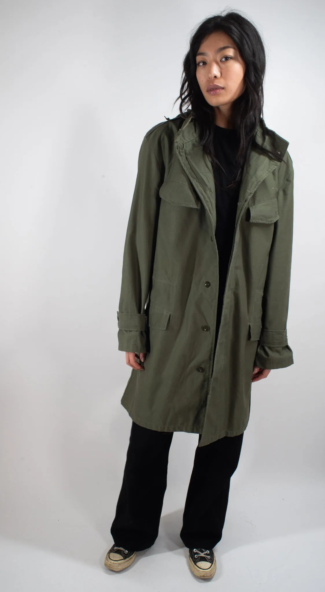 Belgian Army Parka M89 Olive Coat - MOD style coat