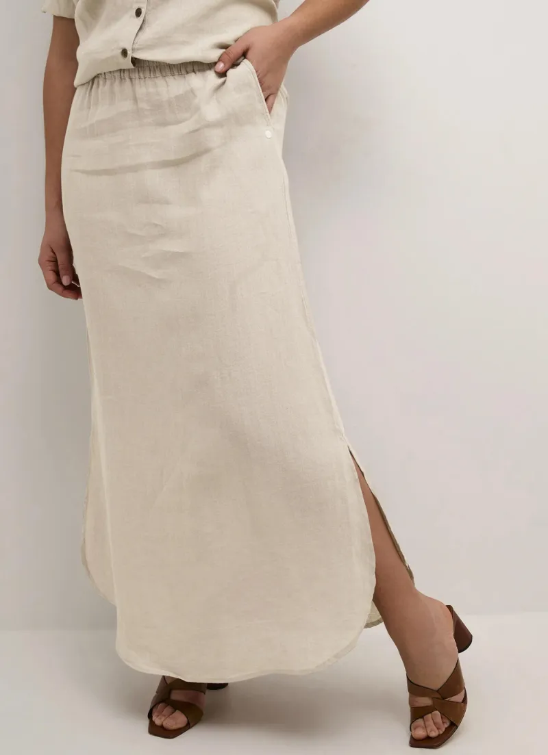 Bellis Linen Skirt