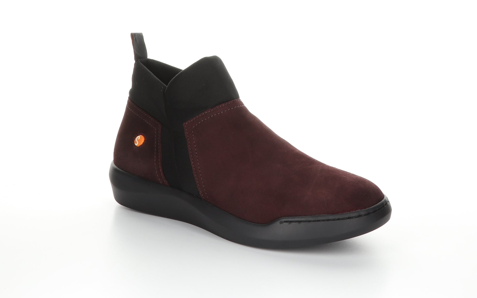 BELU598SOF WINE Elasticated Ankle Boots