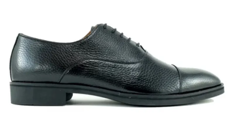 BERN DEERSKIN OXFORD - BLACK