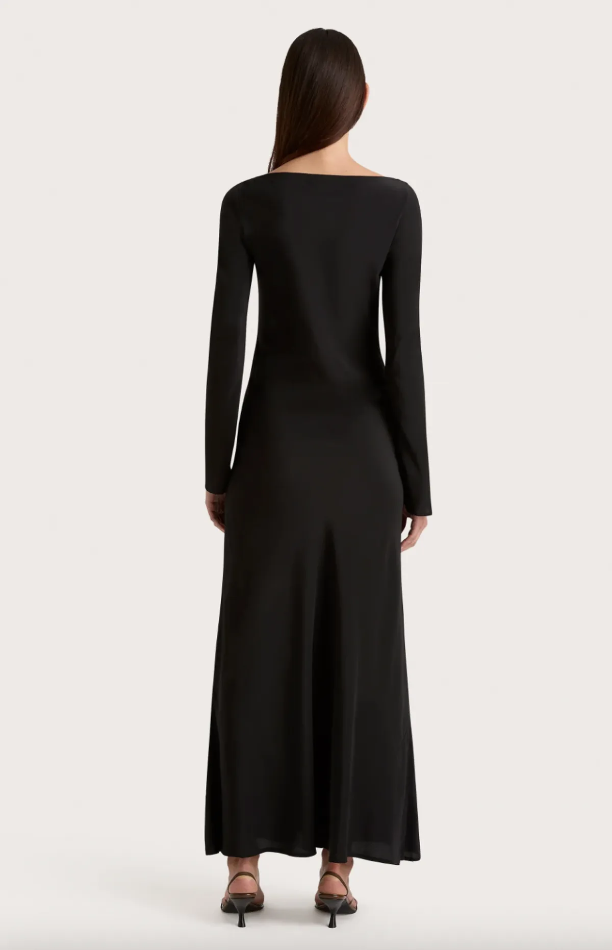 Biarritz Long Sleeve Dress - Black