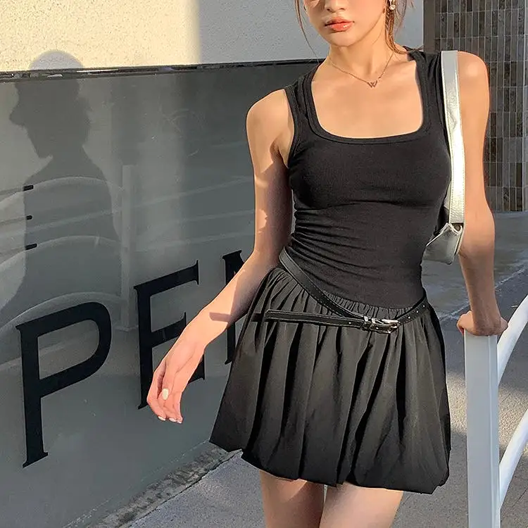 Black Tank Tulle Dress