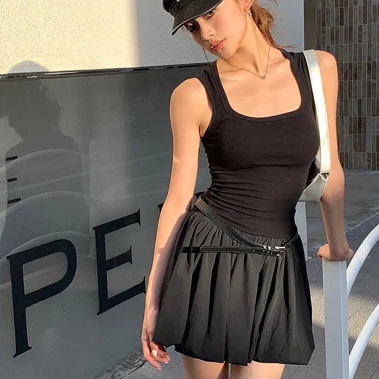 Black Tank Tulle Dress