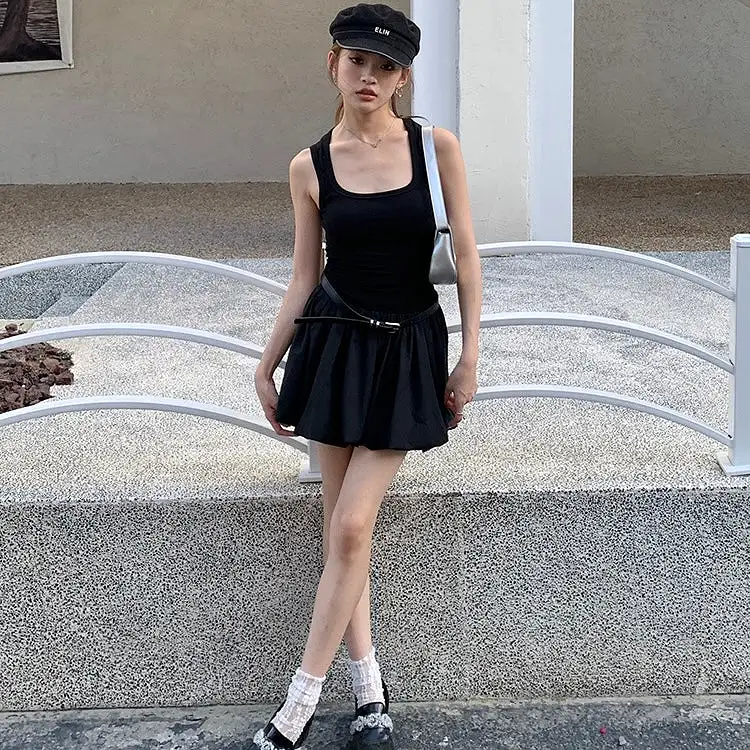 Black Tank Tulle Dress