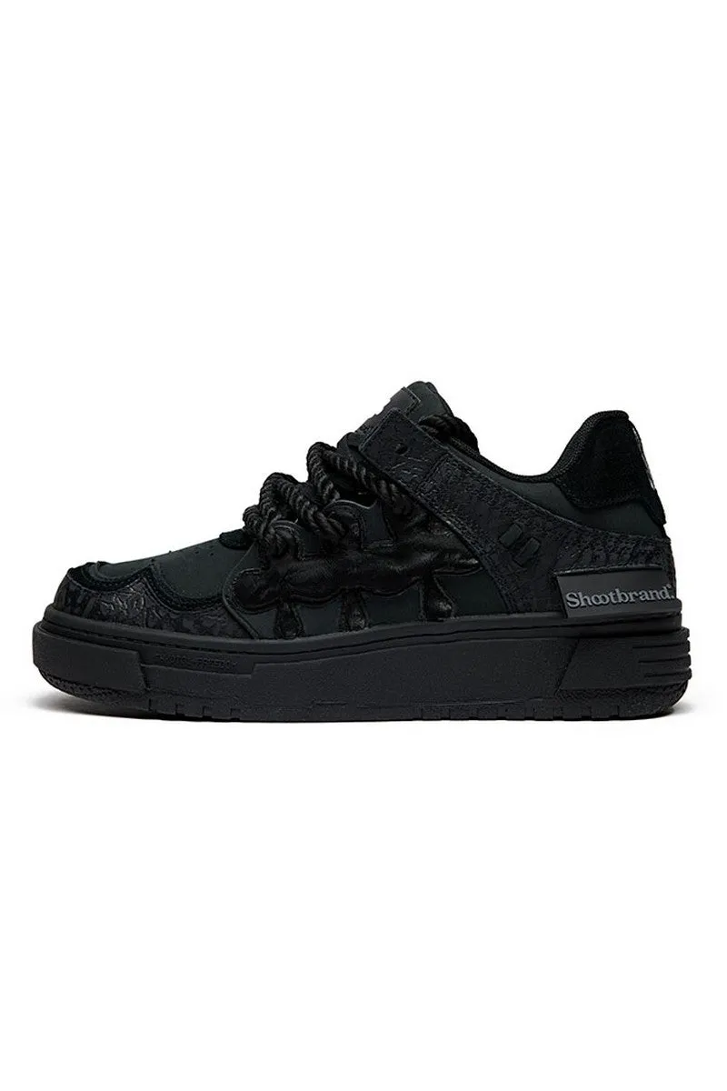 Black Warrior Chunky Sneakers