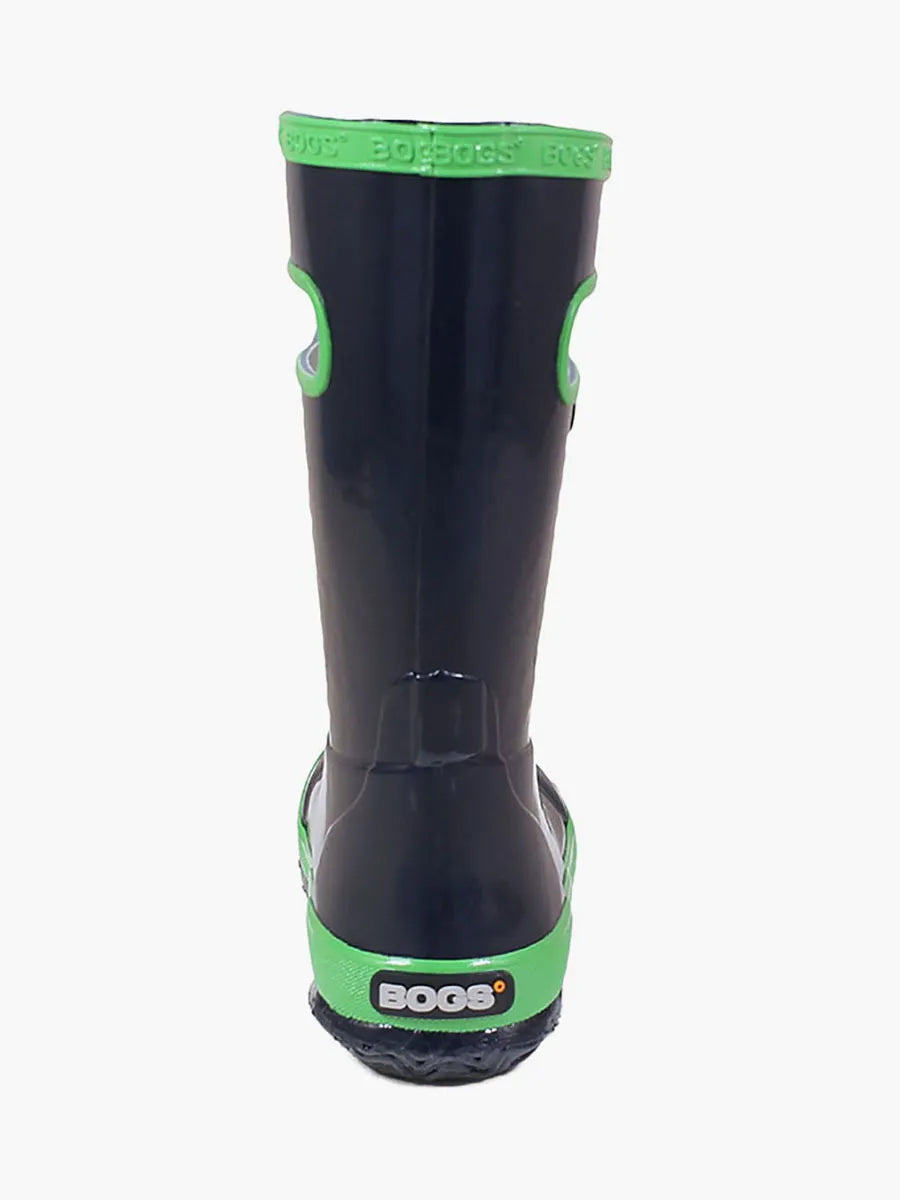 Bogs- Kid's Rain Boots Navy/Green 71326-411