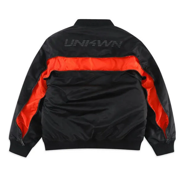 Bomber UNKNOWN Zip Jacket Black