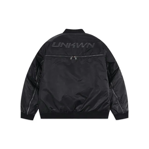 Bomber UNKNOWN Zip Jacket Black