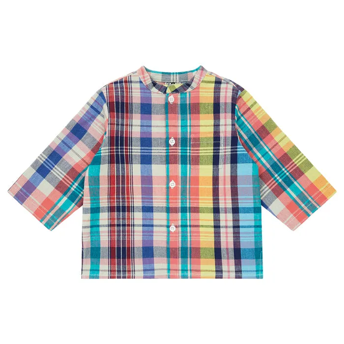 Bonton Baby Inter Blouse Madras Check