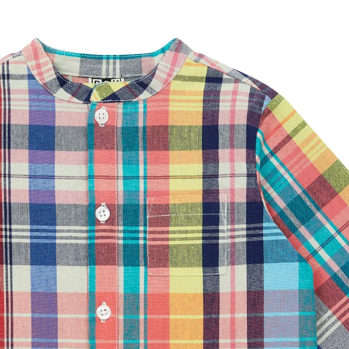 Bonton Baby Inter Blouse Madras Check