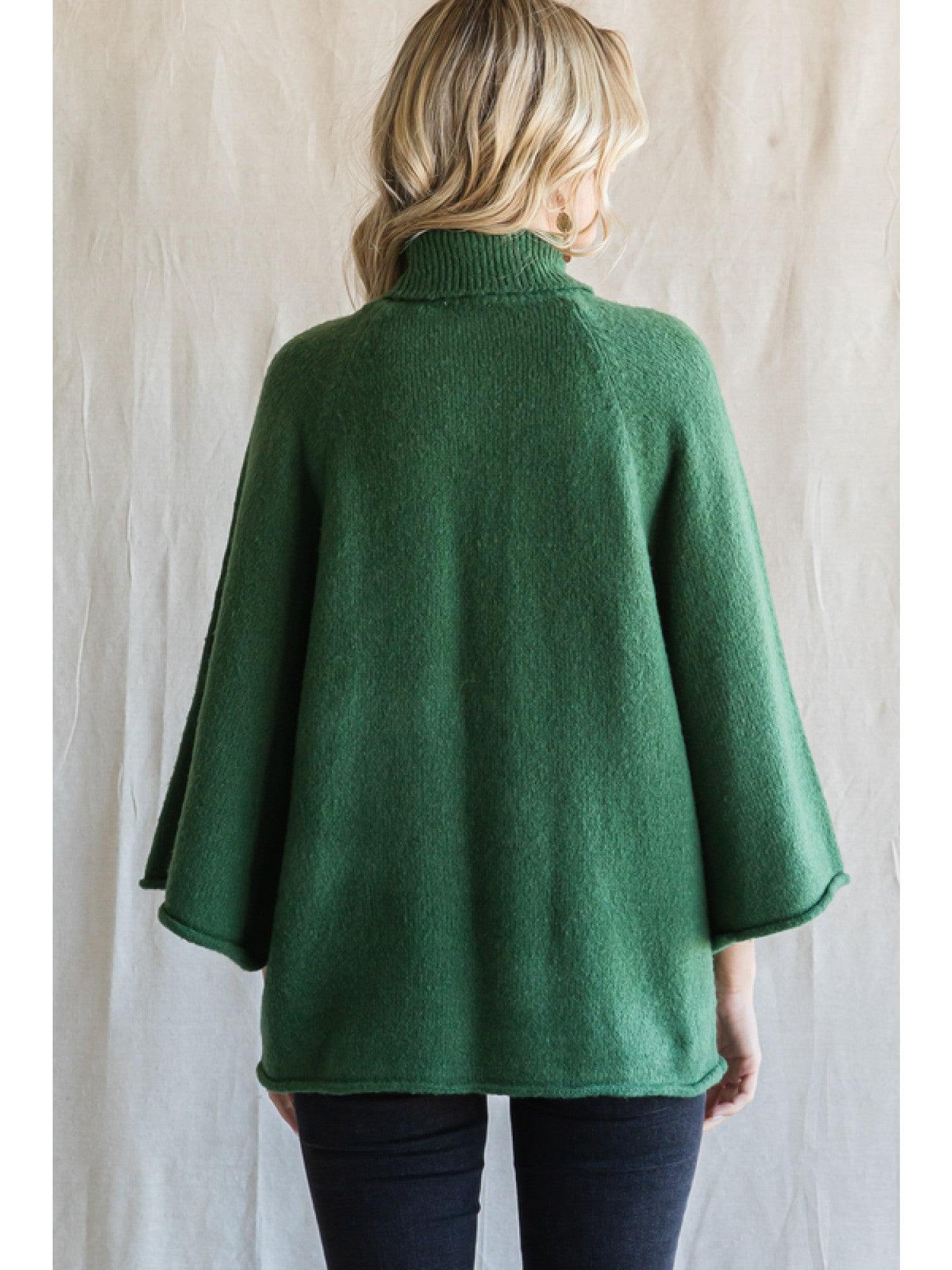 Boxy Turtleneck Sweater