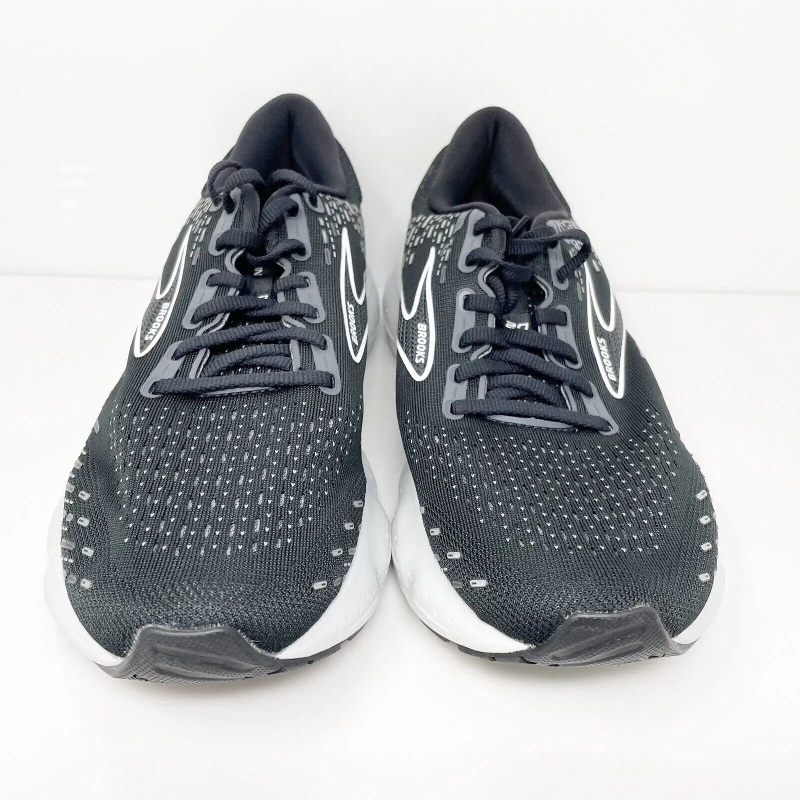 Brooks Mens Glycerin 20 1103821D059 Black Running Shoes Sneakers Size 8 D