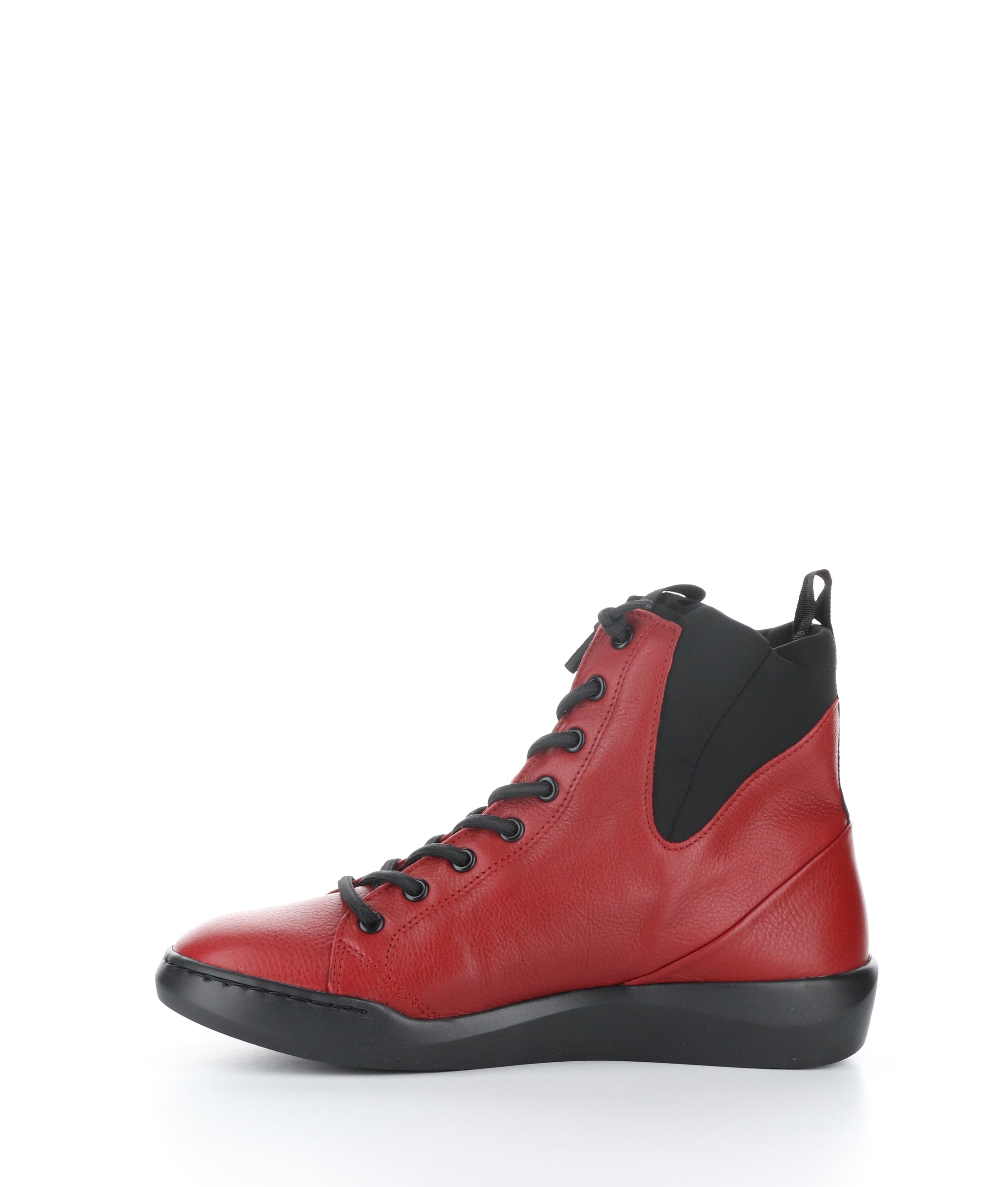 BUCK698SOF 002 RED/BLACK Hi-Top Boots