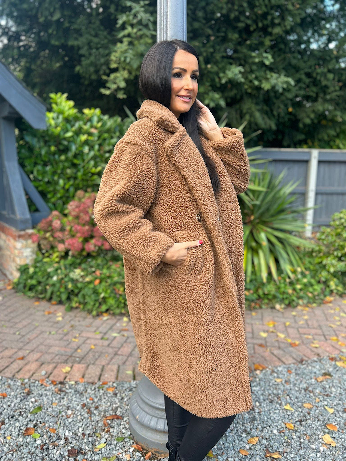 Camel Teddy Coat Wendy