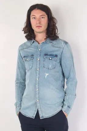 Camicia Denim Rotture Jeans