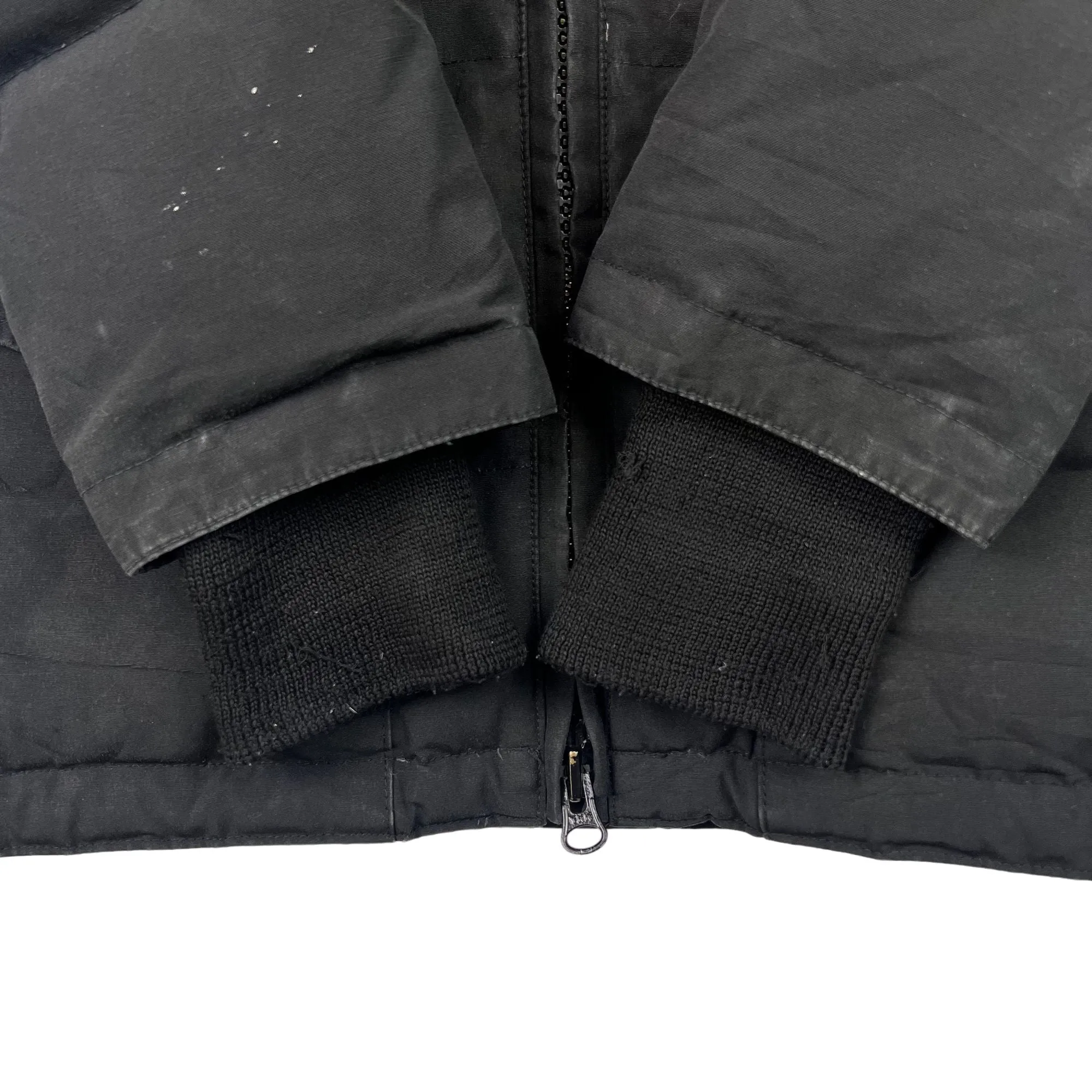 Canada Goose Hooded Down Parka Jacket Black