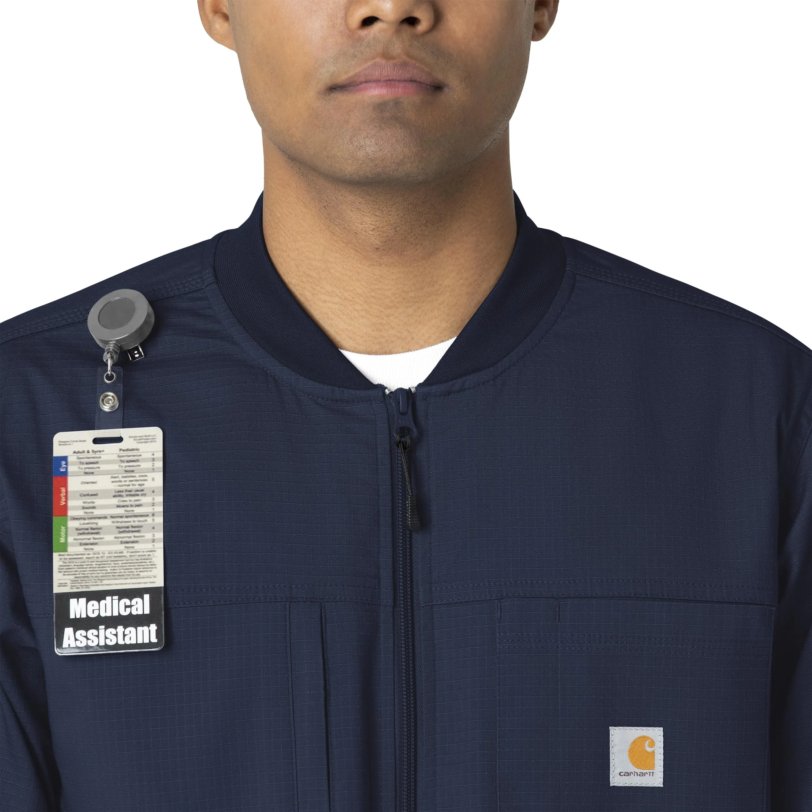 Carhartt Rugged Flex Ripstop Men's Utility Warm-Up Jacket - Navy