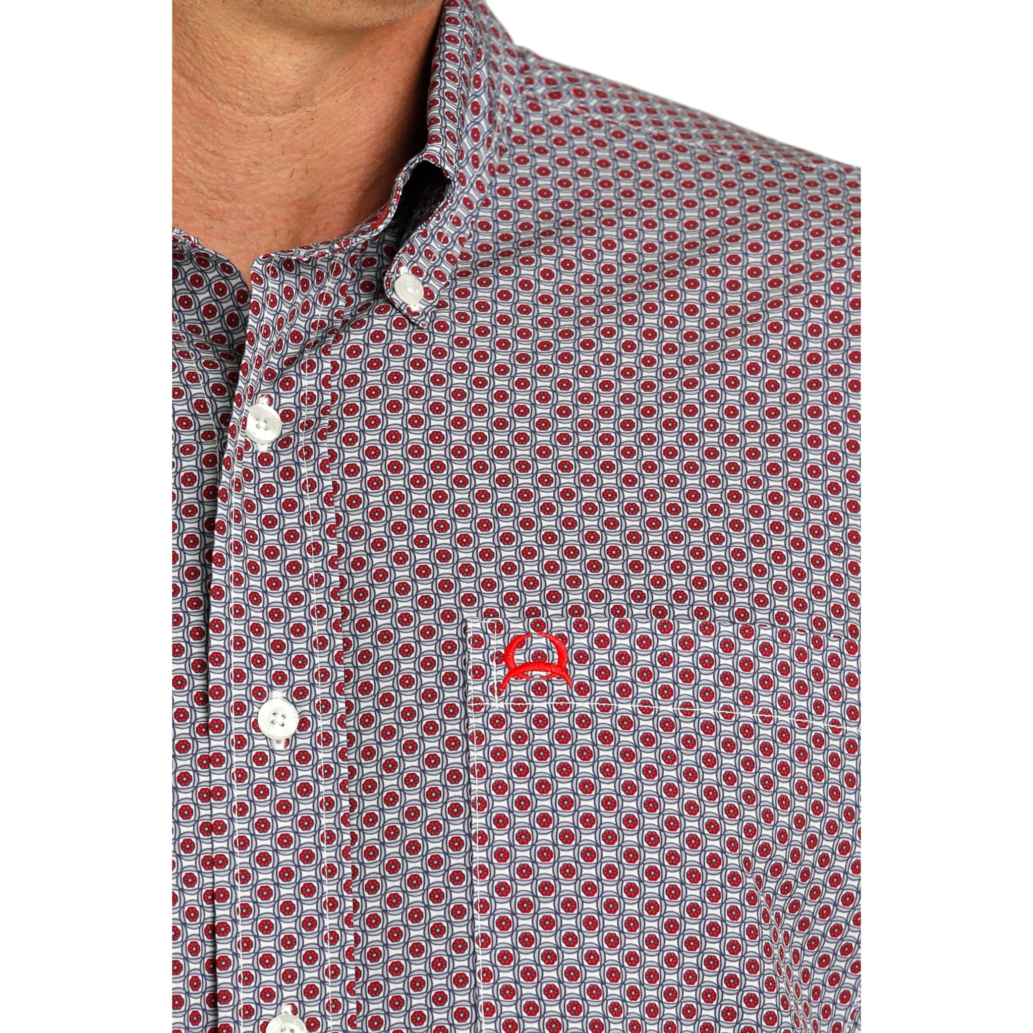 Cinch Men's Geo Print Arenaflex Long Sleeve