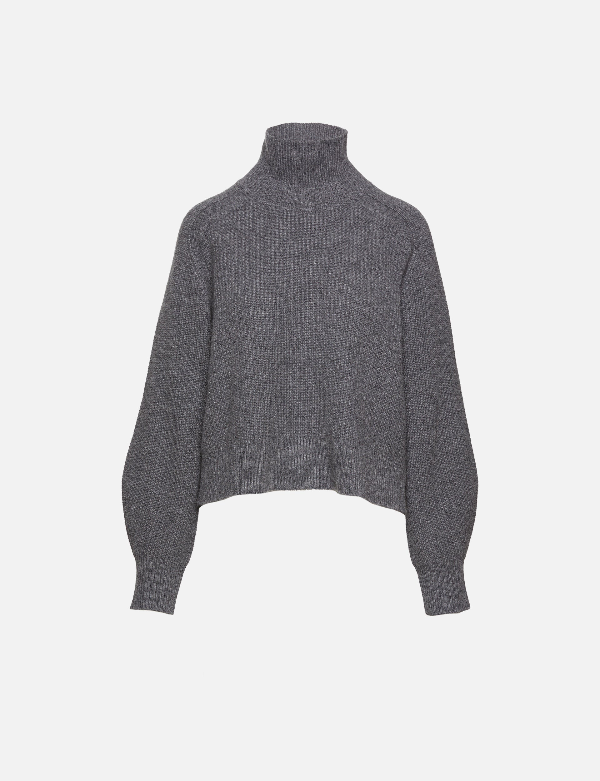 Cropped Turtleneck Sweater