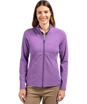 Cutter & Buck Women's Cutter Buck Adapt Eco Knit Heather Recycled Full Zip Jacket