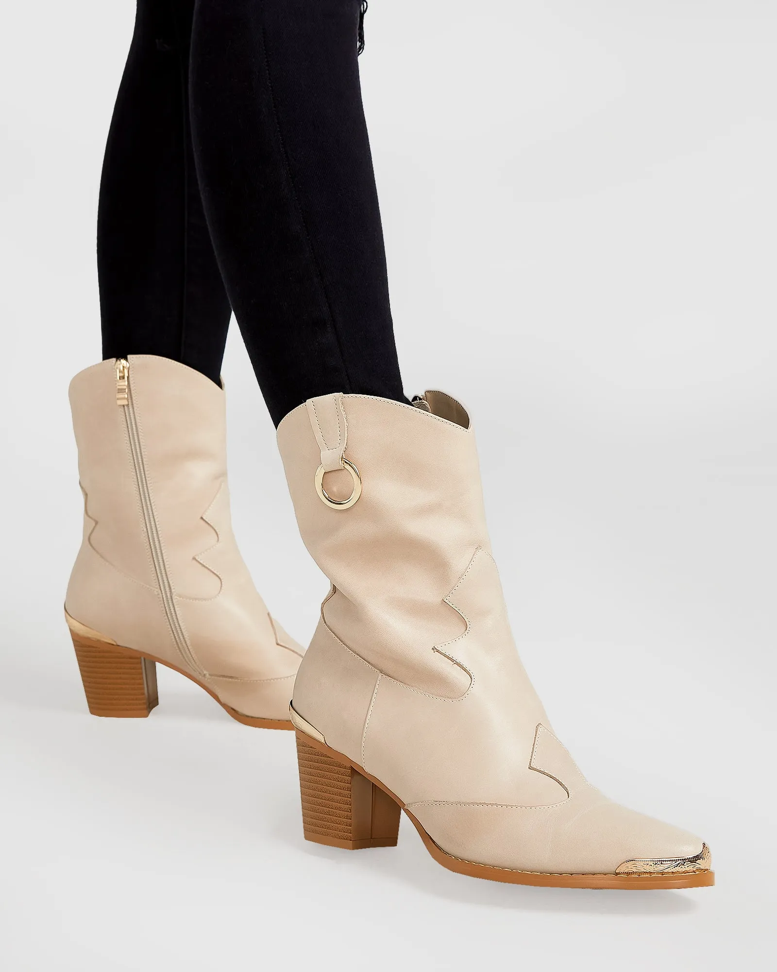 Dallas Western Boot - Stone