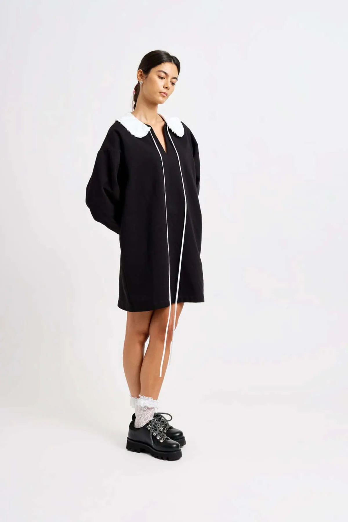 Darcy Sweater Dress - Black