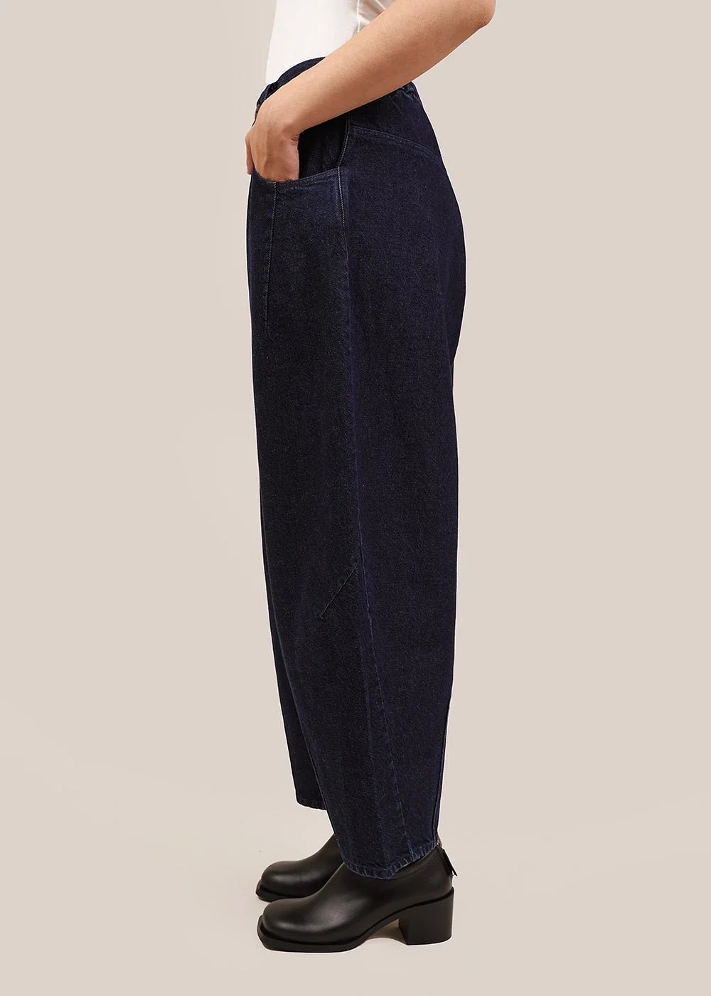 Dark Navy Baggy Pants