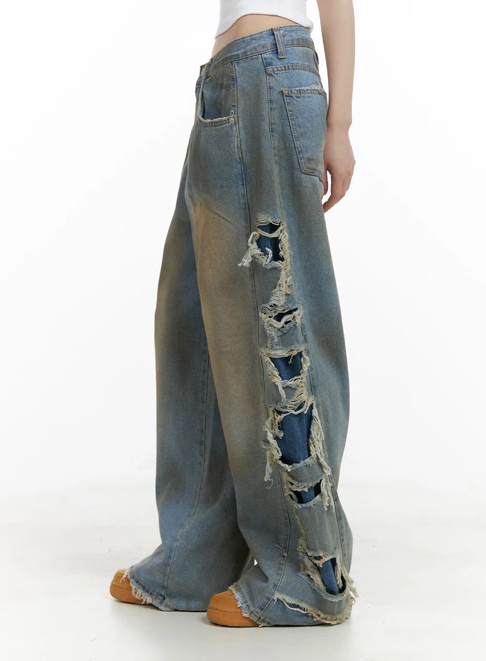 Destroyed Baggy Jeans CA411